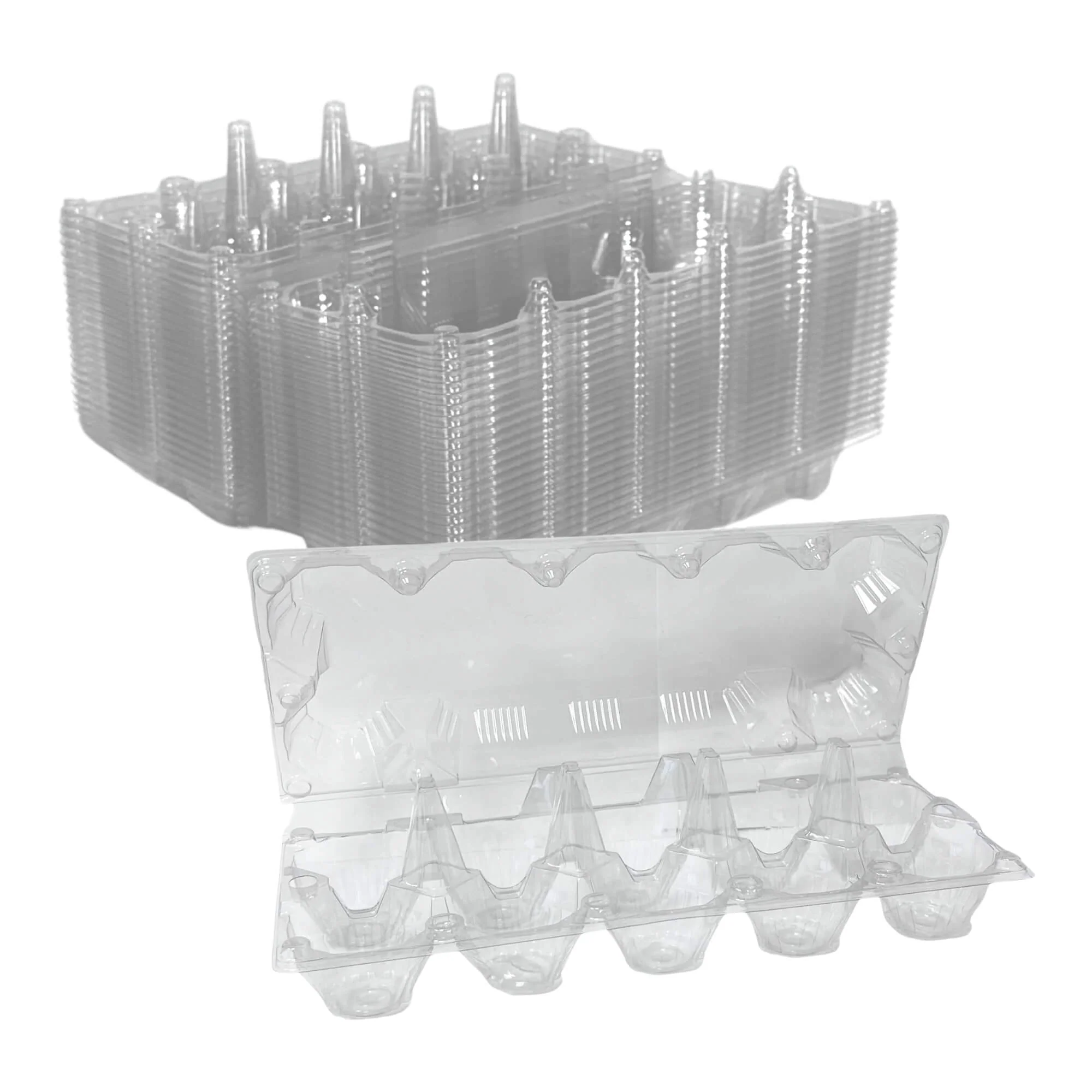 10-Egg Carton - Clear Plastic - Image 8