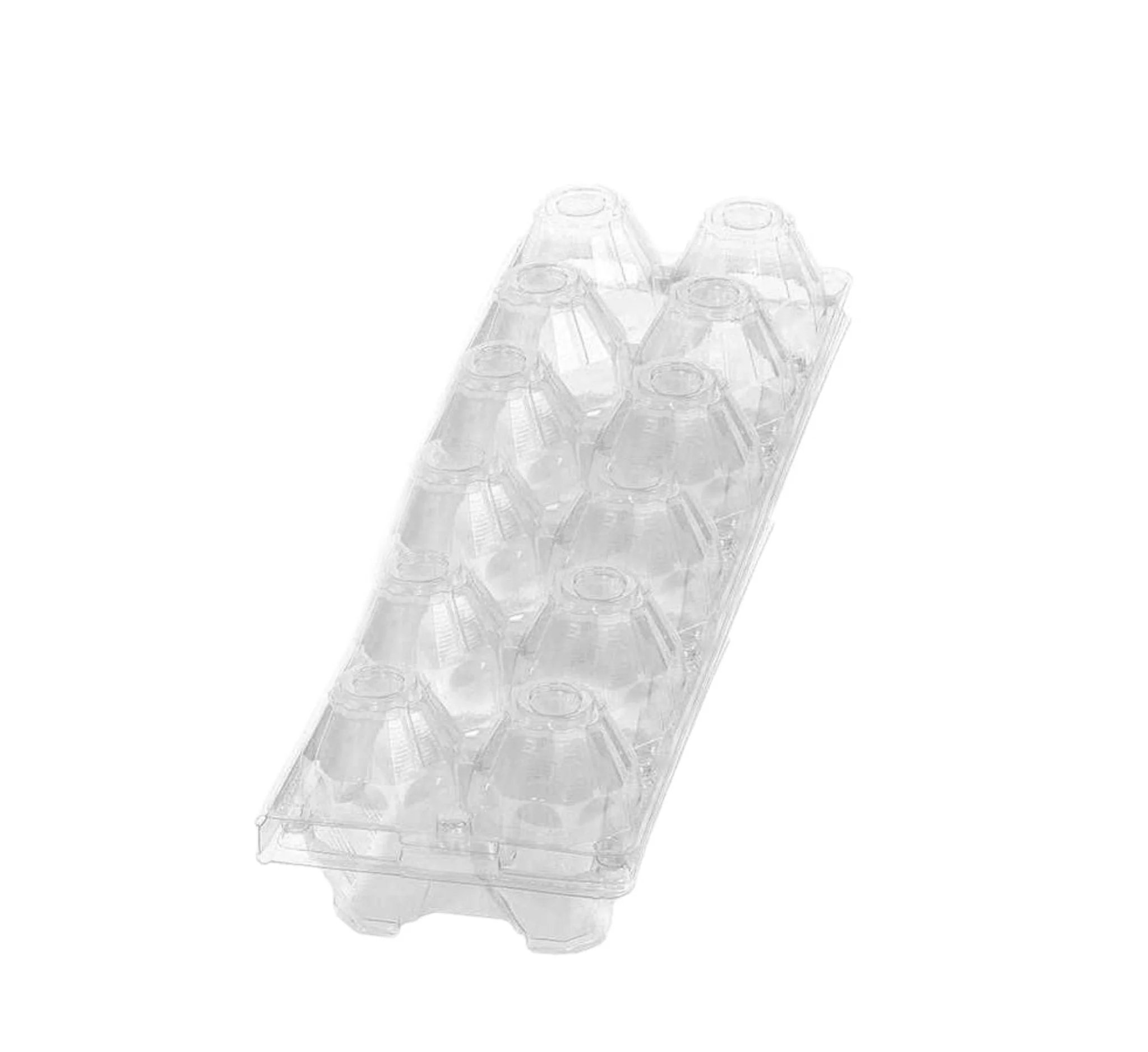 12-Egg Cartons - Clear Plastic - Image 3