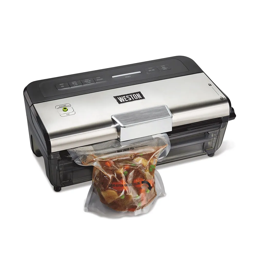 2-In-1 Liquid And Dry Vacuum Sealer With Date Coder Stamp - Image 2