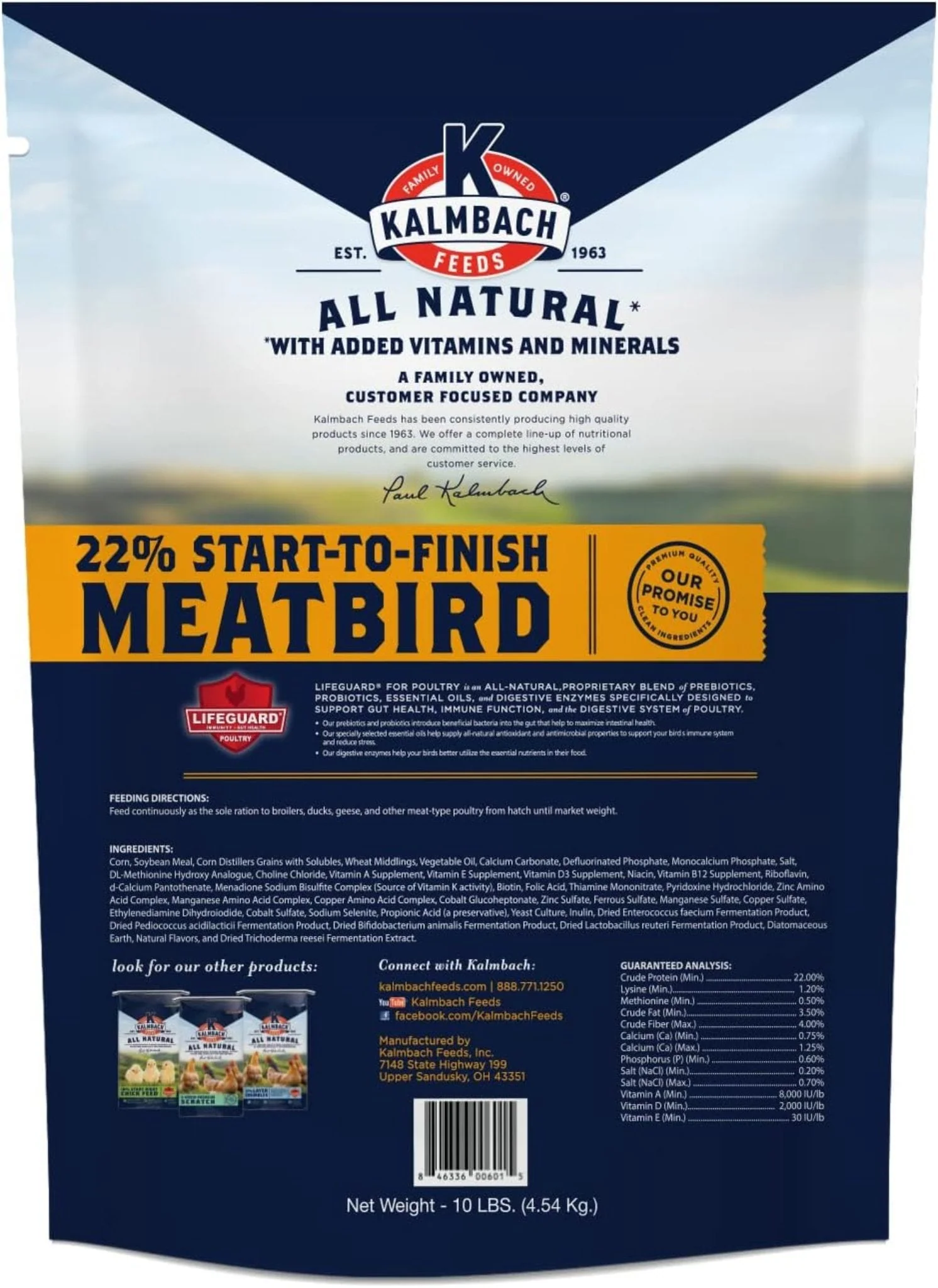 22% ALL Natural Start to Finish Meatbird Crumbles - 10 lb - Image 2