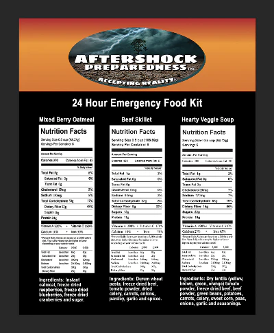 24-Hour Family Food Supply Kit - Image 2