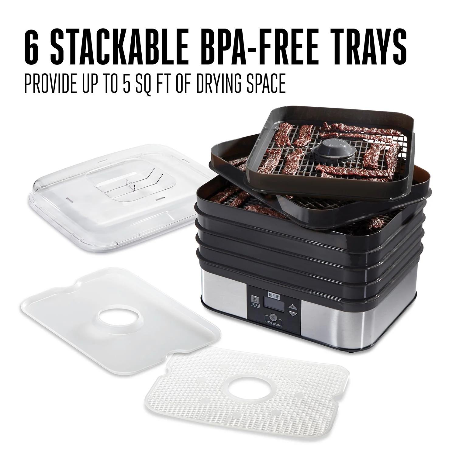 6-Tray Digital Dehydrator - Image 2