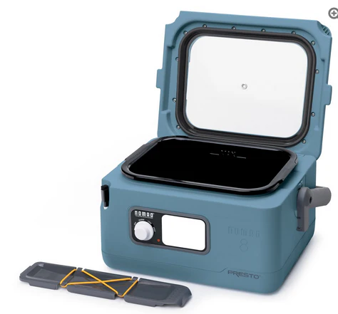 8-Quart Nomad™ Traveling Slow Cooker — Blue - Image 3