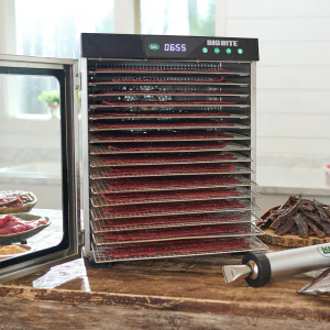 BigBite 16-Tray Stainless Steel Dehydrator - Image 8