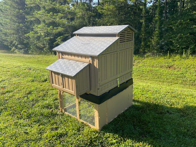 Gray Stand & Runs for Large Snap Lock Chicken Coops by Formex - Image 5