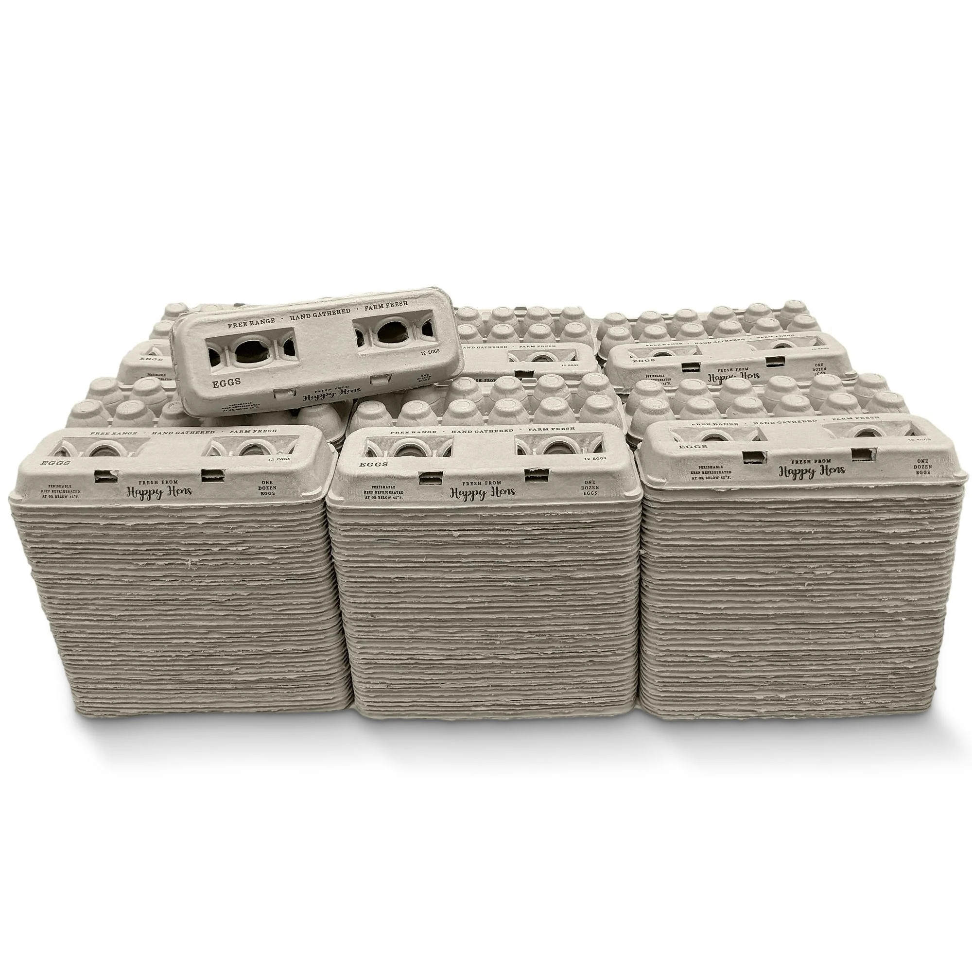 Henlay Blank Stamping Egg Cartons - 25, 90, or 250 - Image 14
