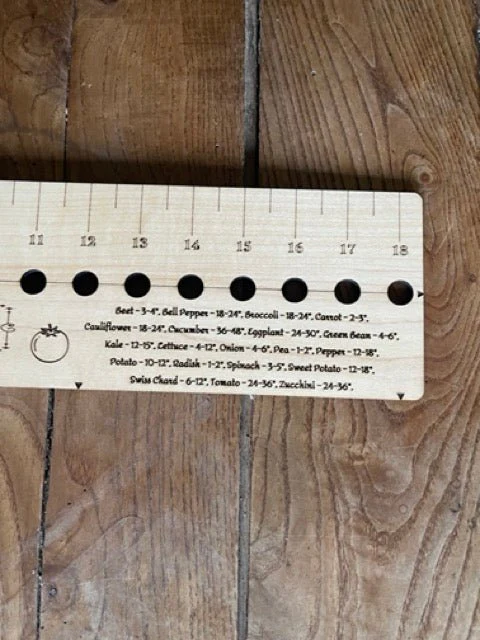 American Hardwood Seed and Bed Ruler - Made in US with American Lumber - Image 4