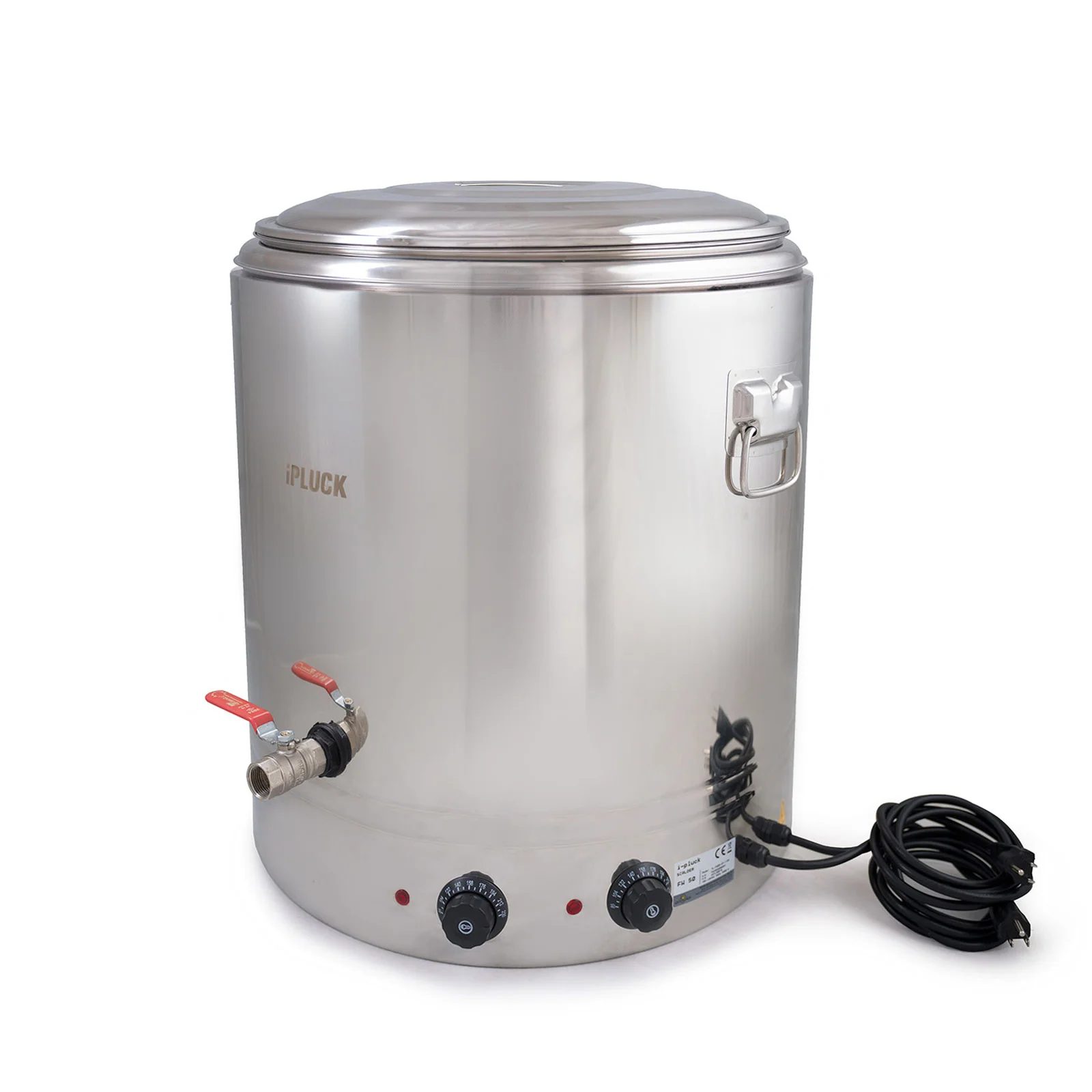 Stainless Steel Poultry Scalder with Manual Dunker, 26 Gal - Image 2